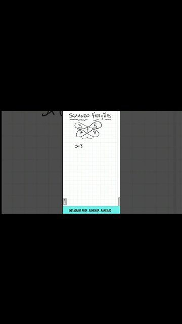 Somando Frações de um jeito fácil #shorts