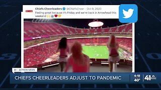 Chiefs cheerleaders adjust to pandemic