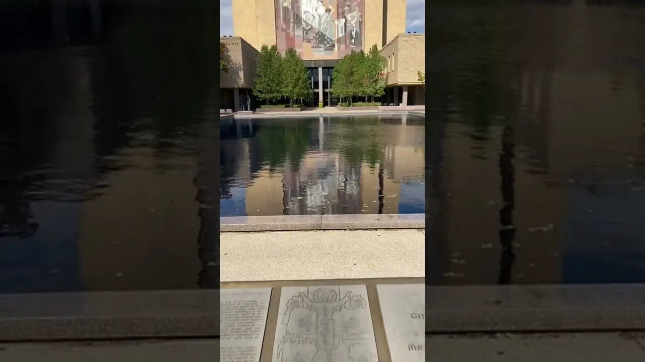 Touchdown Jesus Notre dame library