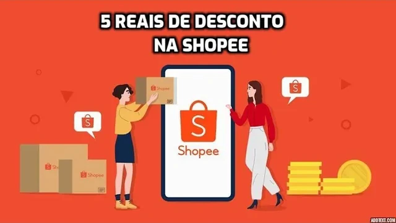 Como Conseguir 5 Reais de Desconto na Shopee 2023 Março - Compra Minima de 40 reais