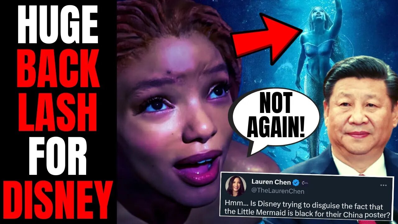 Disney DESTROYED By Fans For Changing Little Mermaid Skin Color In China Poster | They Did It Again?