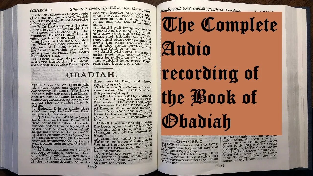 Obadiah: Satan hates the word of God! Audio book