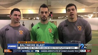 Good morning from the Baltimore Blast!