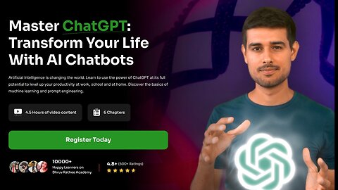 Master ChatGPT: Transform Your Life With AI Chatbots