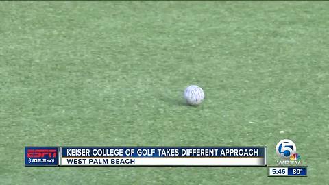 Keiser College of Golf Goes Old School