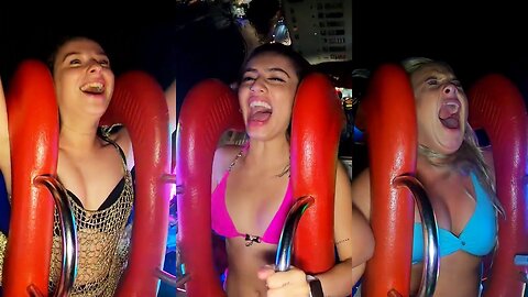 Slingshot Ride Girls Reaction #7