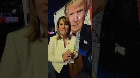 TRUMP BUS TOUR: Carrie DelRosso for Lt. Governor of PA thanks our Veterans