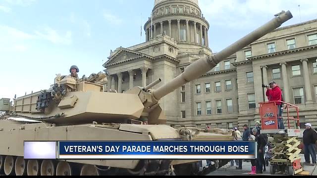 Veteran's Day parade marches through Boise