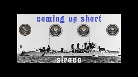 Siroco: Coming Up Short (World of Warships Legends)