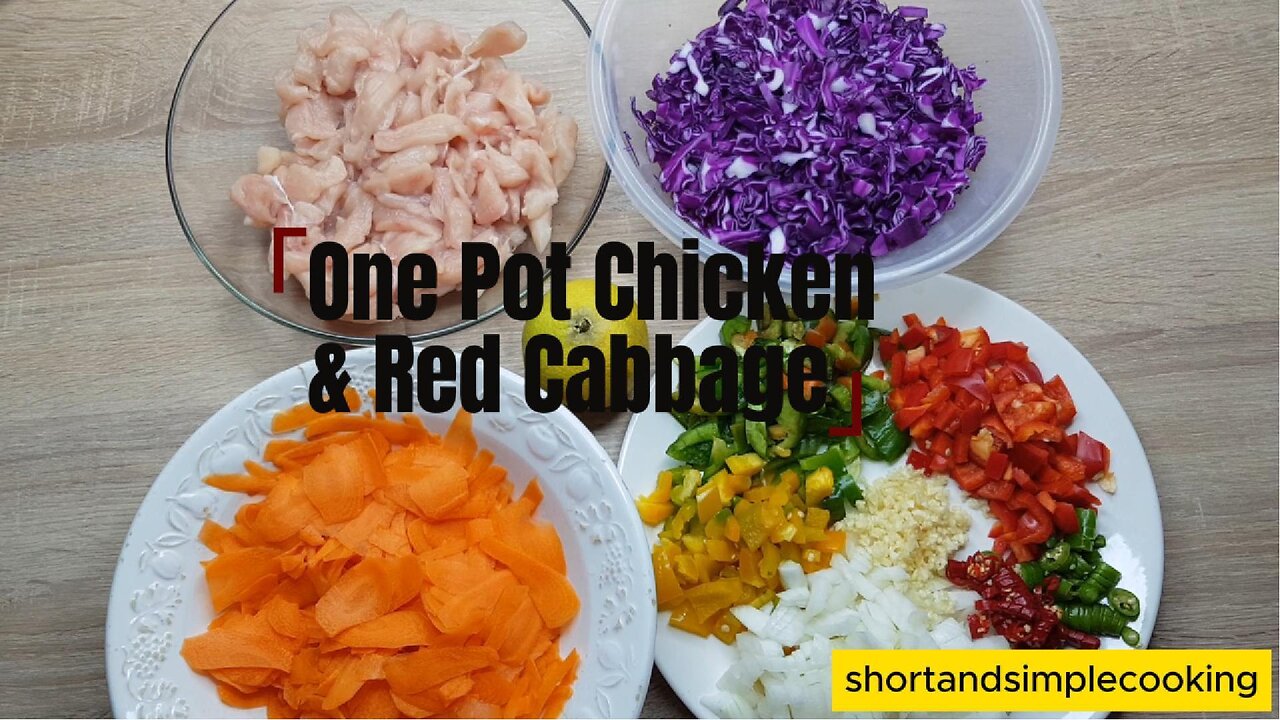 One Pot Chicken and Red Cabbage | One pot meal