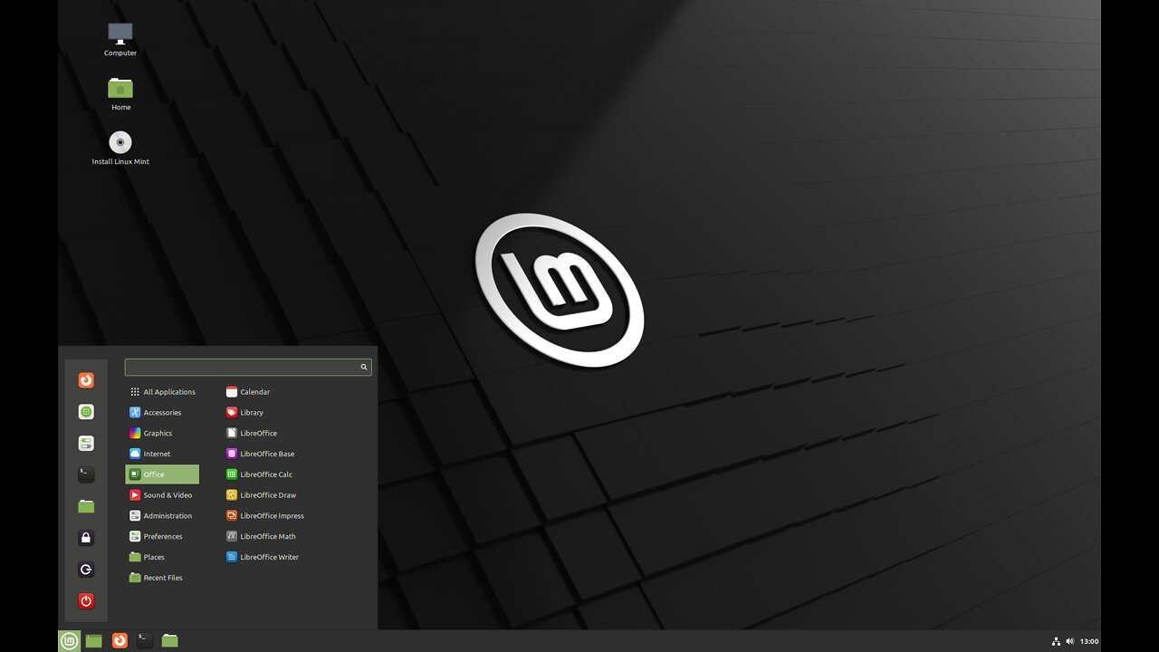 Criar um pendrive bootável Linux Mint 20.3 UNA