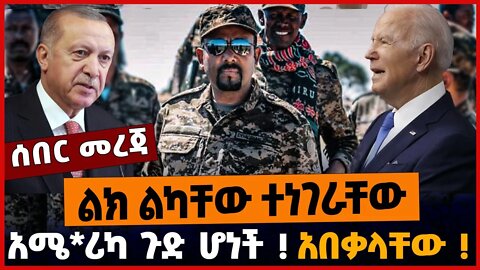 አበቃላቸው❗️ ልክ ልካቸው ተነገራቸው❗️ አሜ*ሪካ ጉድ ሆነች❗️| Ethiopia | Turkey | Sweden | NATO | Oct-28-2022