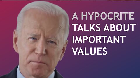 Joe Biden Talks about Dignity, Respect and Other Important Values