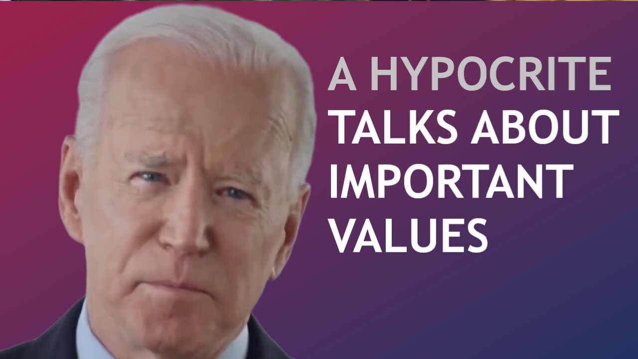 Joe Biden Talks about Dignity, Respect and Other Important Values