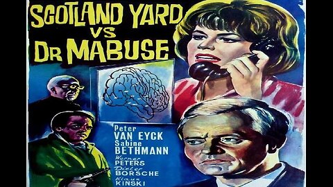 SCOTLAND YARD VS DR. MABUSE 1963 Dead Dr Mabuse's Spirit Posseses a Scientist FULL MOVIE in HD