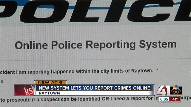 Raytown PD launches new online crime reporting system