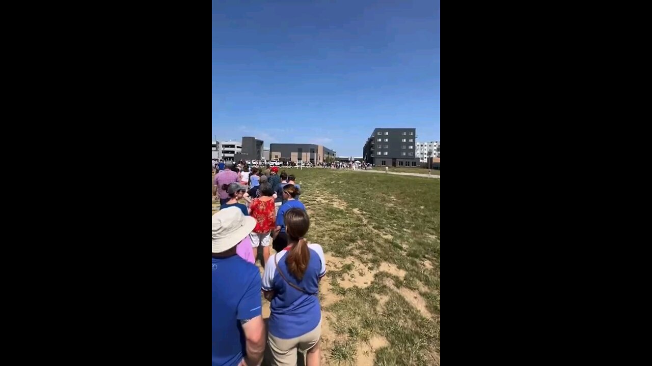 The sheep have learned nothing. Long lines for monkeypox testing in Omaha, Nebraska