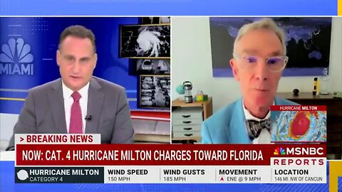 SO SCIENCE-Y! Bill Nye Says Voting For Kamala Harris Will Stop Hurricanes