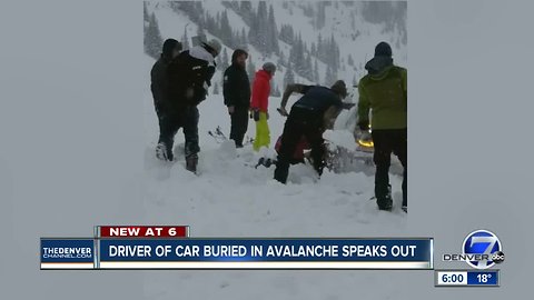 'You just felt the power of it and the force:’ Man caught in I-70 avalanche recalls harrowing drive