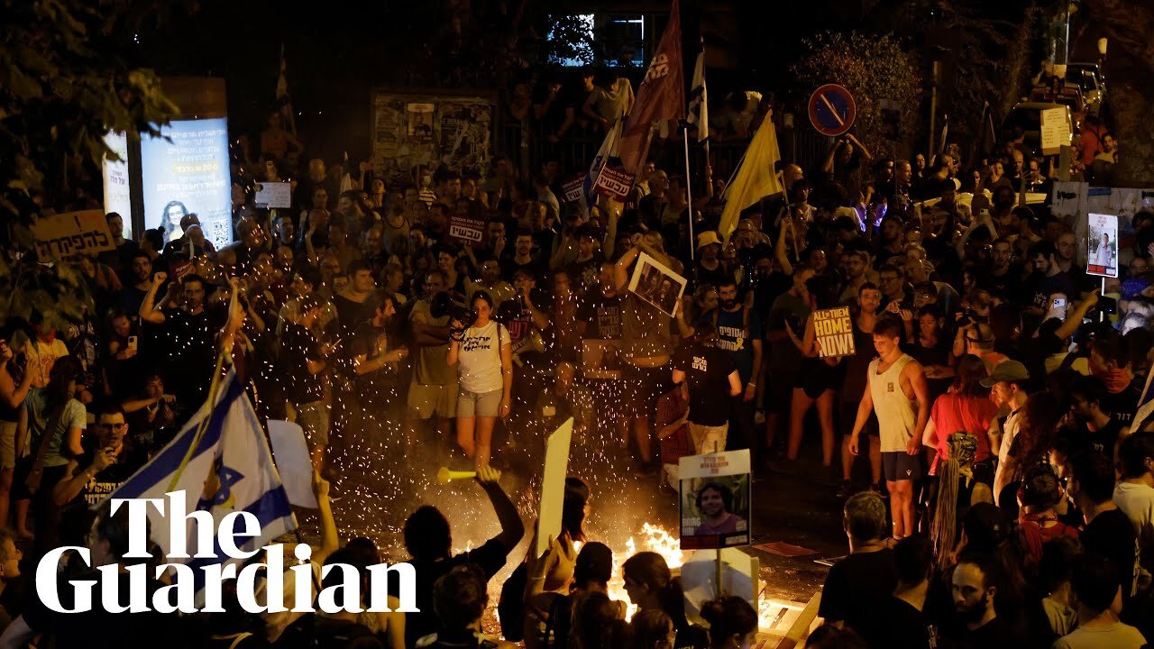 Israelis take to the streets as Netanyahu remains defiant over ceasefire deal