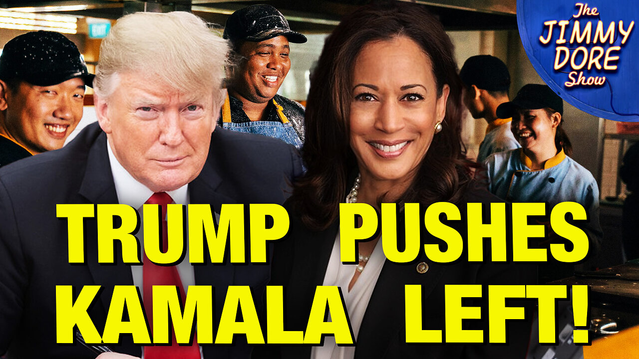 Kamala STEALS Trump’s Idea To Eliminate Taxes On Tips!