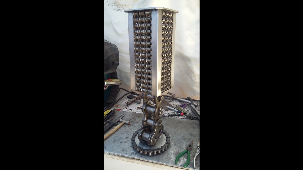 Lamps in action. SOLID Steel lamps. HEAVY. Flame Flickering -Edison RT ARTISAN WORKS
