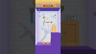 rescue cut rope puzzle 😎 #shorts