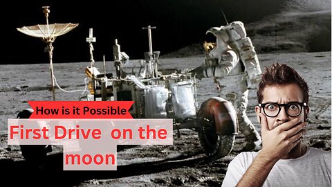 First Drive On The Moon!!