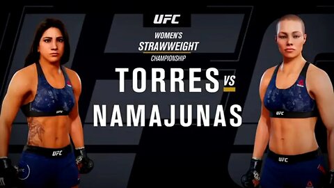 EA Sports UFC 3 Gameplay Rose Namajunas vs Tecia Torres