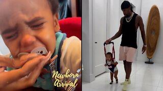 Safaree Teaches Son Legend How To Walk During Daddy Duty! 🚶🏾‍♂️