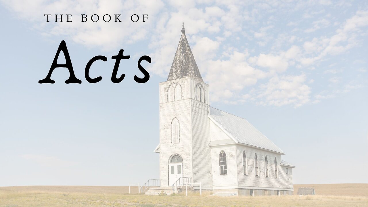 The Book of Acts (Chapter 2, Lesson 3) - Pastor Jeremy Stout