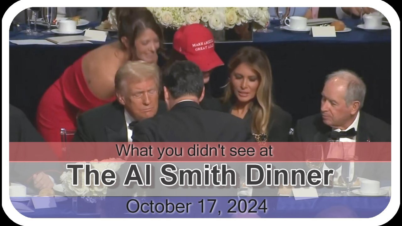 Trump at Al Smith Dinner FULL COMPLETE unseen RAW FOOTAGE - Oct. 17, 2024