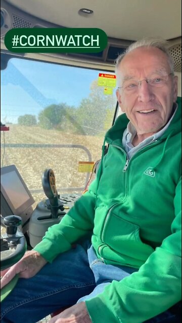 Harvest on the Grassley farm #cornwatch