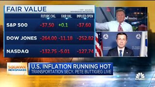 CNBC’s Kernen to Buttigieg: You’re Celebrating the Inflation Act on a Day We Had 40 Year Highs