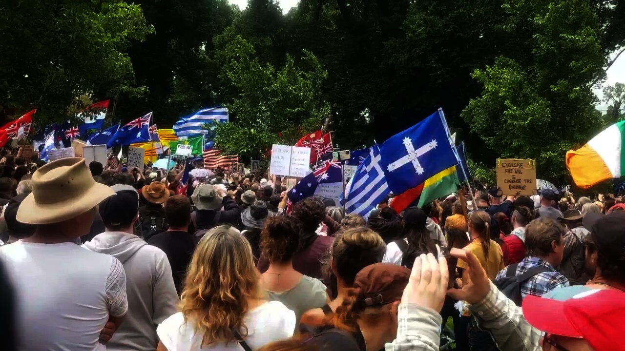 I am Australian - from the Melbourne Protest today Sat 4 Dec 2021