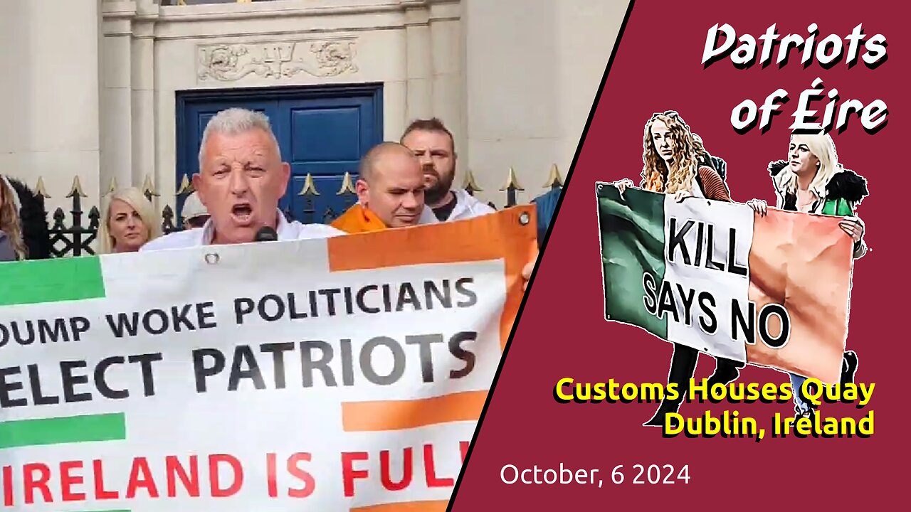 Patriots of Eire Rally: Freedom March in Dublin – October 6th, 2024