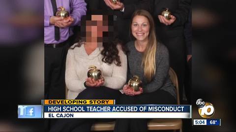 High school teacher accused of misconduct