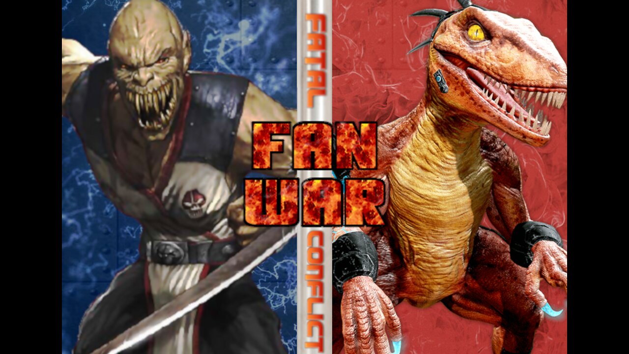 Baraka vs Riptor (Mortal Kombat vs Killer Instinct) - Fan War: Fatal Conflict!