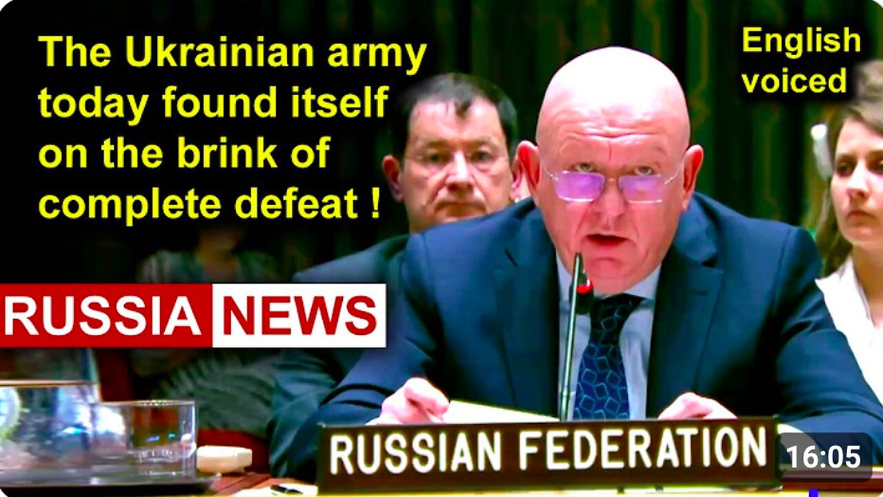 DENAZIFIED! The Ukrainian army today found itself on the brink of complete defeat! Nebenzya