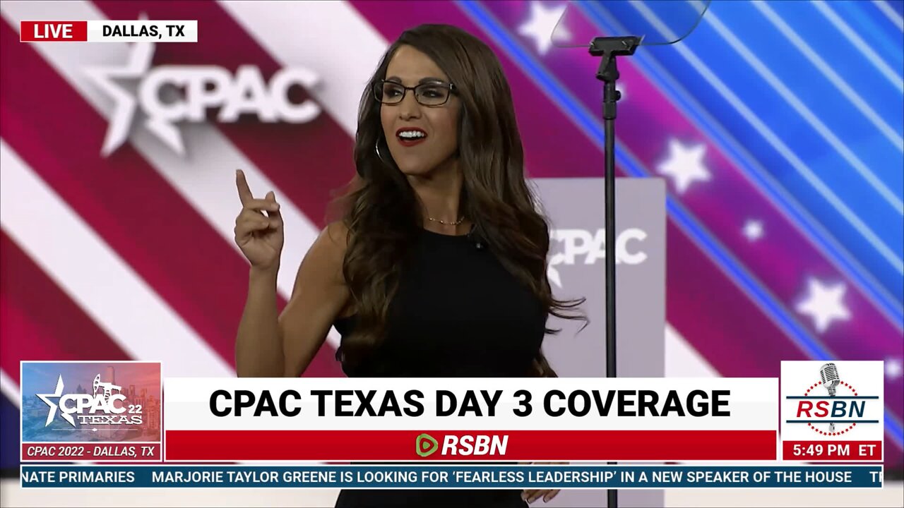 CPAC 2022 in Dallas, Tx | Lauren Boebert | 100% Conservative Rating (R-CO) 8/6/22