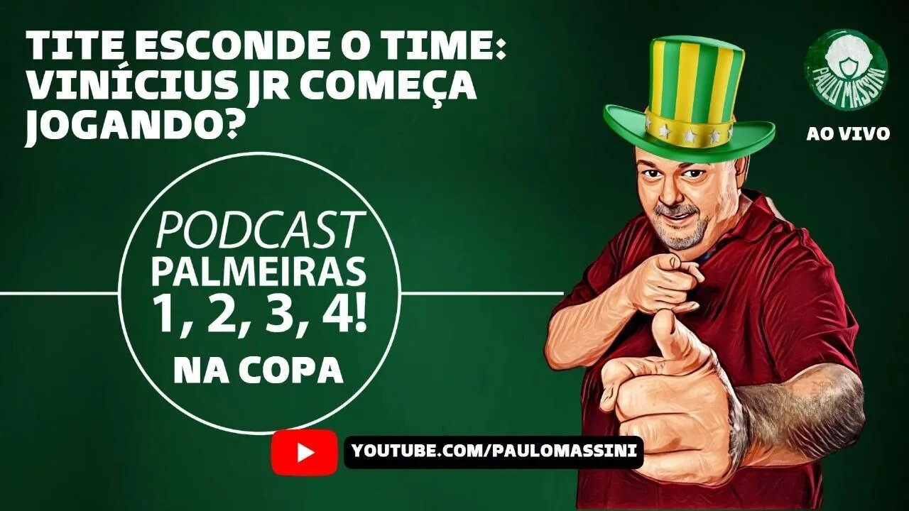 O SEGUNDO DIA DA COPA DO MUNDO. VAMOS DEBATER E INFORMAR. TEM PALMEIRAS TAMBÉM.