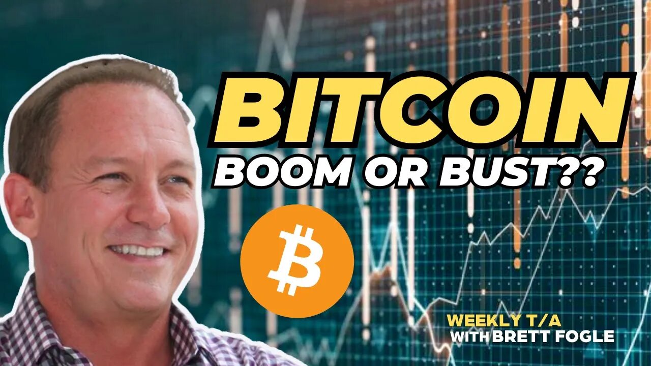 BITCOIN BOOM OR BUST?? - Weekly Crypto Market T/A With Brett Fogle