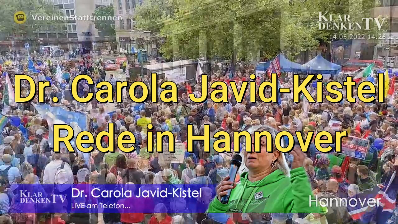 🔥 Rede Dr. Carola Javid-Kistel - LIVE in Hannover 14.05.2022