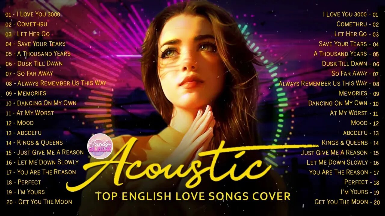 Best Soft Acoustic Love Songs Cover Playlist 2023 ❤️ Top Chill Acoustic Cover Of Popular Love Songs