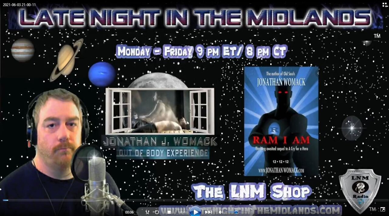 Jonathan Womack Ram I am on LNM Radio