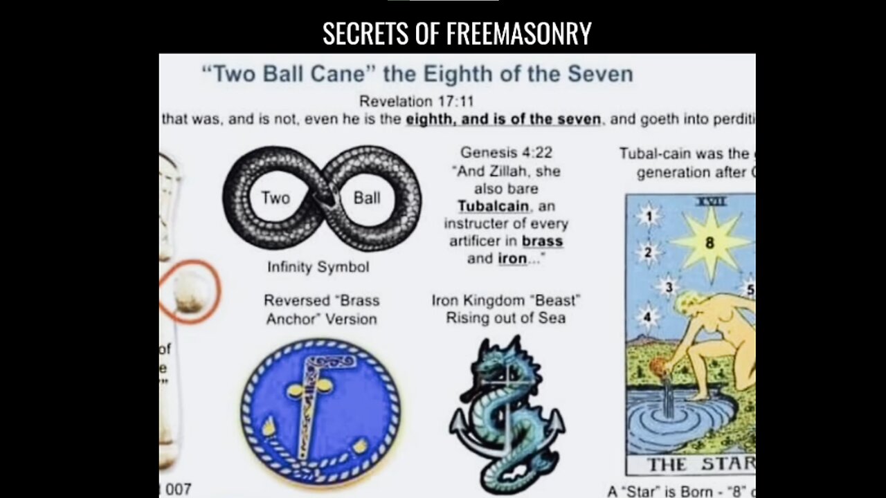 THE PENIS WORSHIPPING JESUS HATING MASONS BRAG ABOUT TUBAL-CAIN BEING THE FIRST FREEMASON