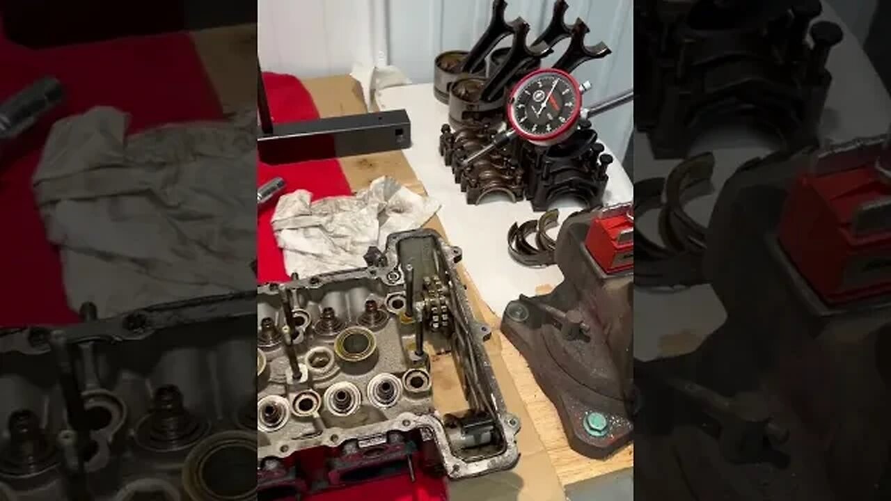 BMW E34 M5 Cylinder Head and Engine Internals - Engine Rebuild and Full Automotive Restoration