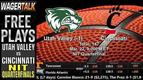Utah Valley vs Cincinnati Prediction, Picks & Odds | NIT Quarterfinal Betting Advice & Tips 3/22