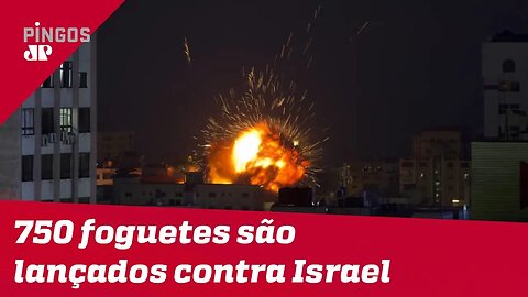 Israel é alvo de 750 foguetes de terroristas