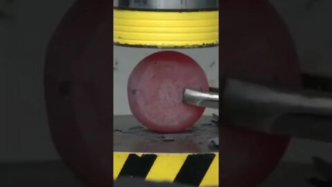1000 degree ball VS hydraulic press